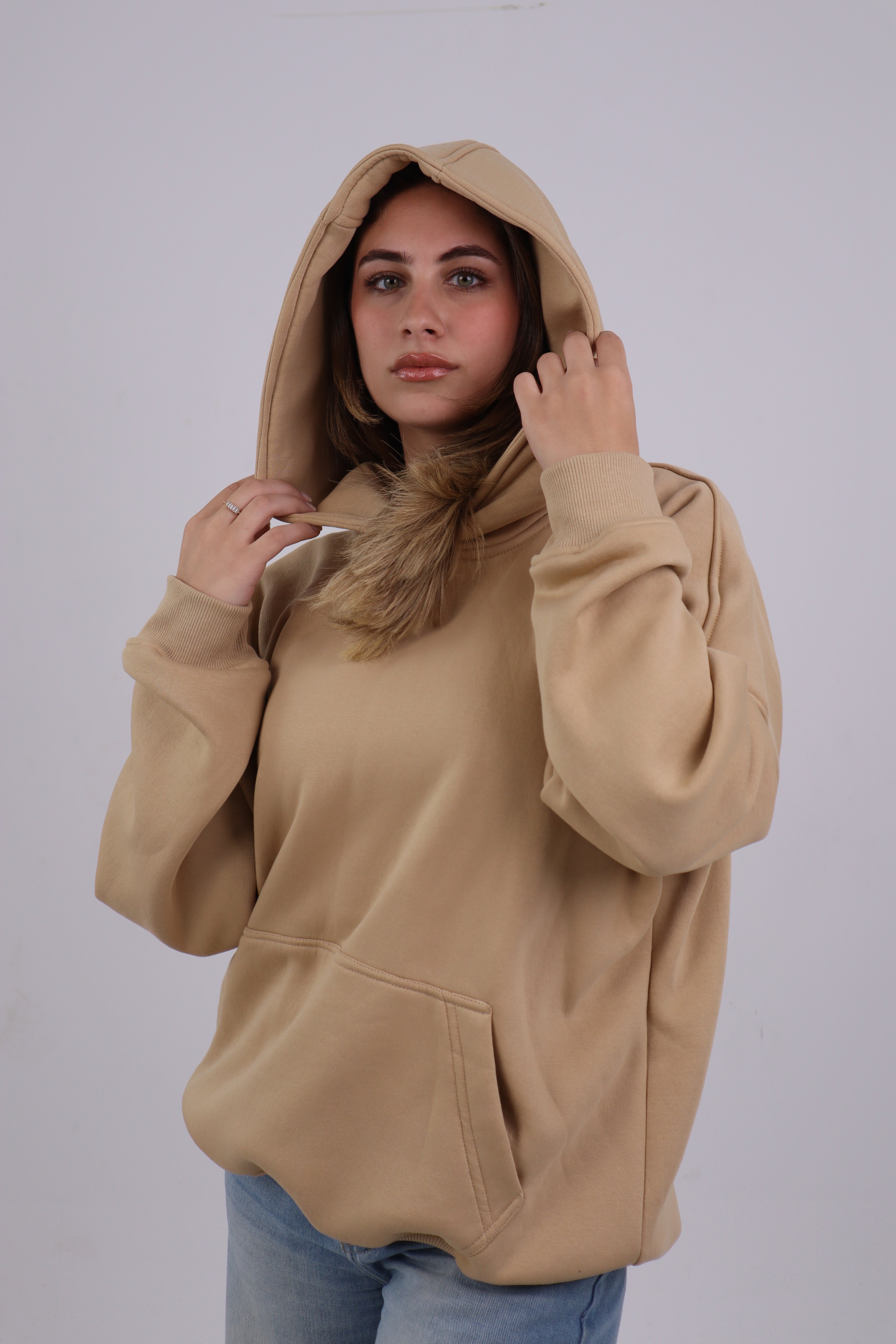 Earth Beige Hoodie