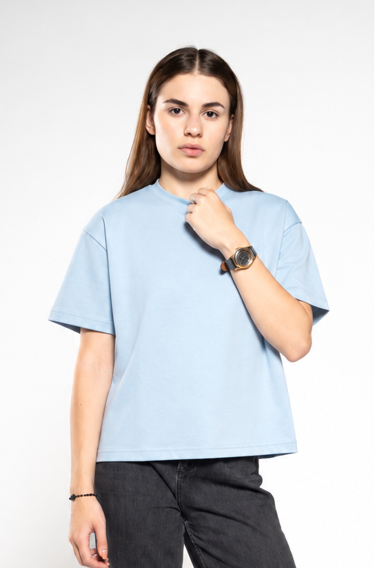 Baby Blue Boxy T-Shirt