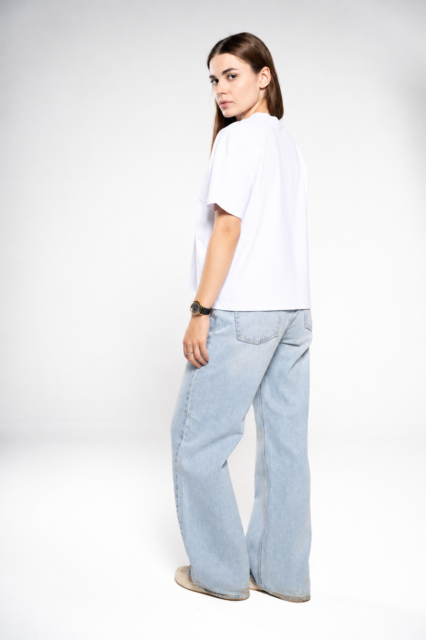 Ice White Boxy T-Shirt