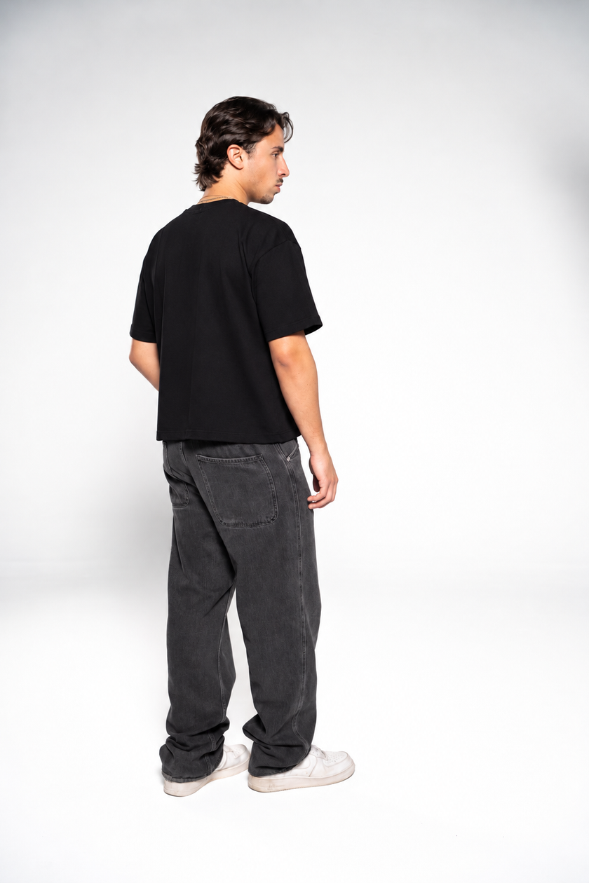 Ink Black Boxy T-Shirt