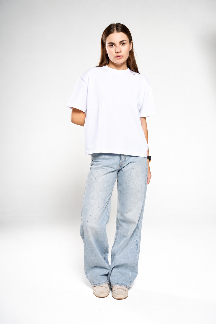 Ice White Boxy T-Shirt