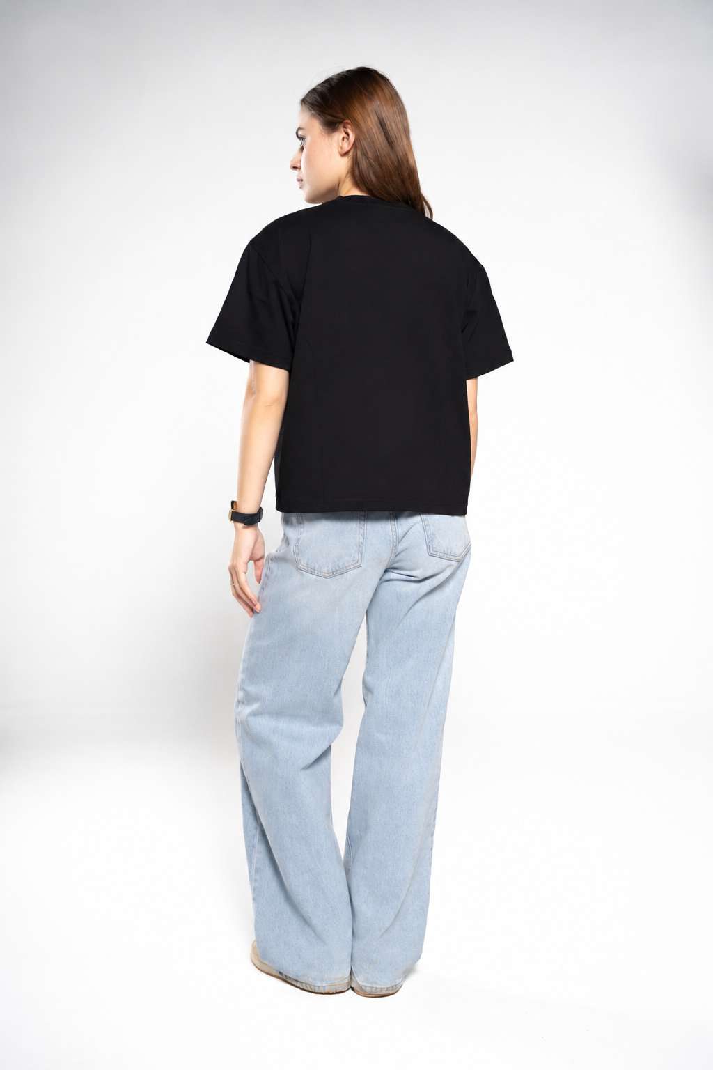 Ink Black Boxy T-Shirt