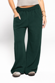Basil Green Wide-Leg SweatPants