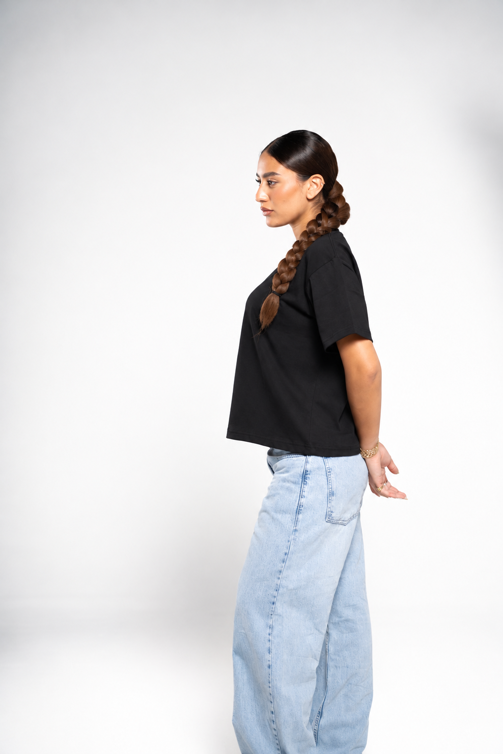 Ink Black Boxy T-Shirt