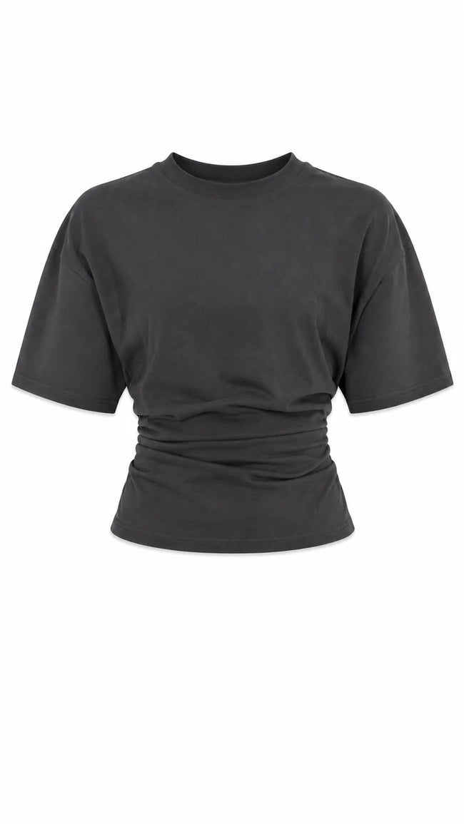 Iron Grey Snatched Shirt